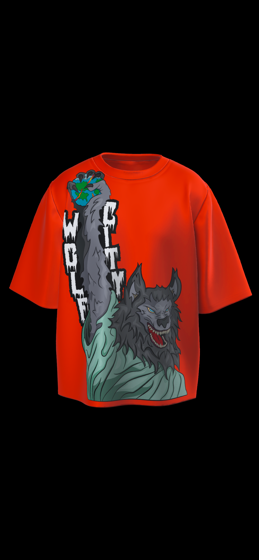 Wolf City’s Guided Not Following Oversized Tee