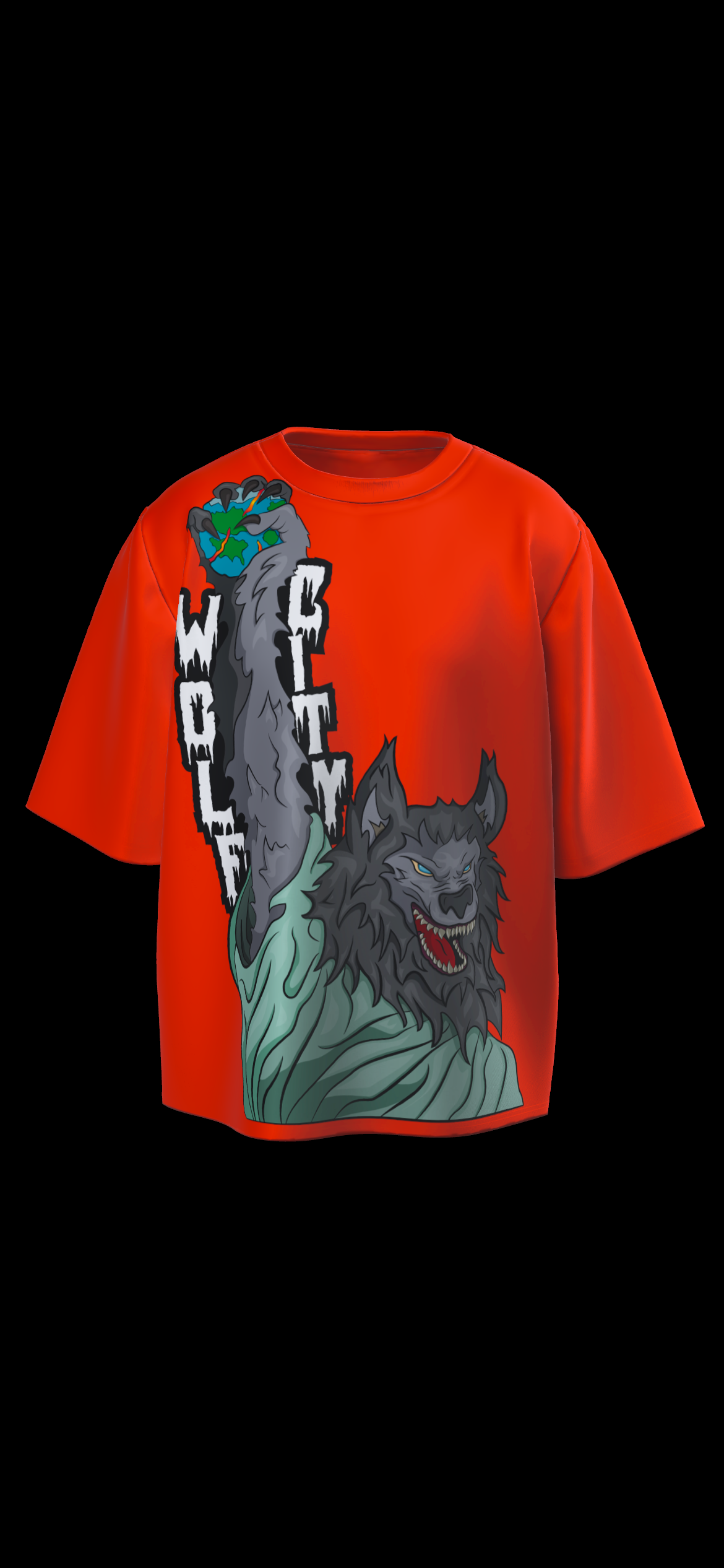 Wolf City’s Guided Not Following Oversized Tee