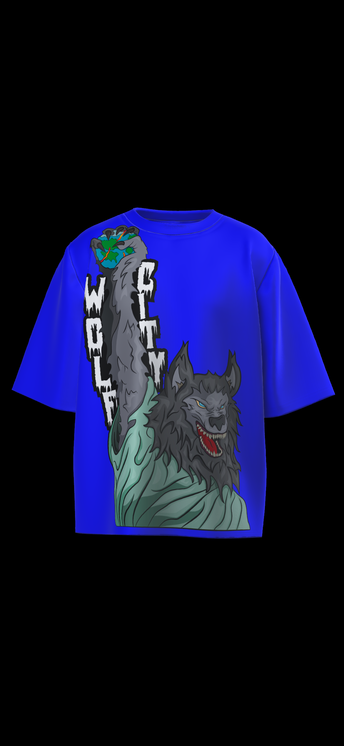 Wolf City’s Guided Not Following Oversized Tee
