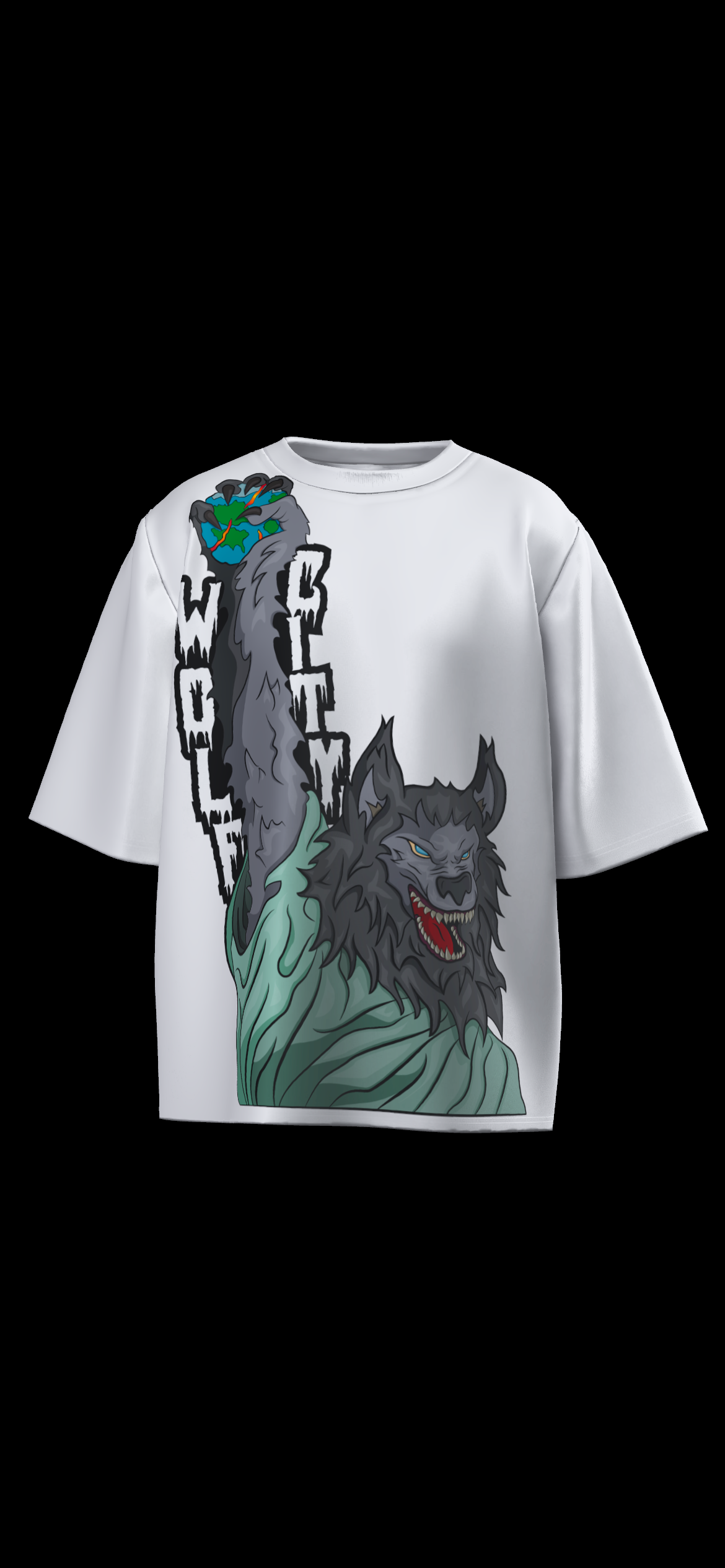 Wolf City’s Guided Not Following Oversized Tee